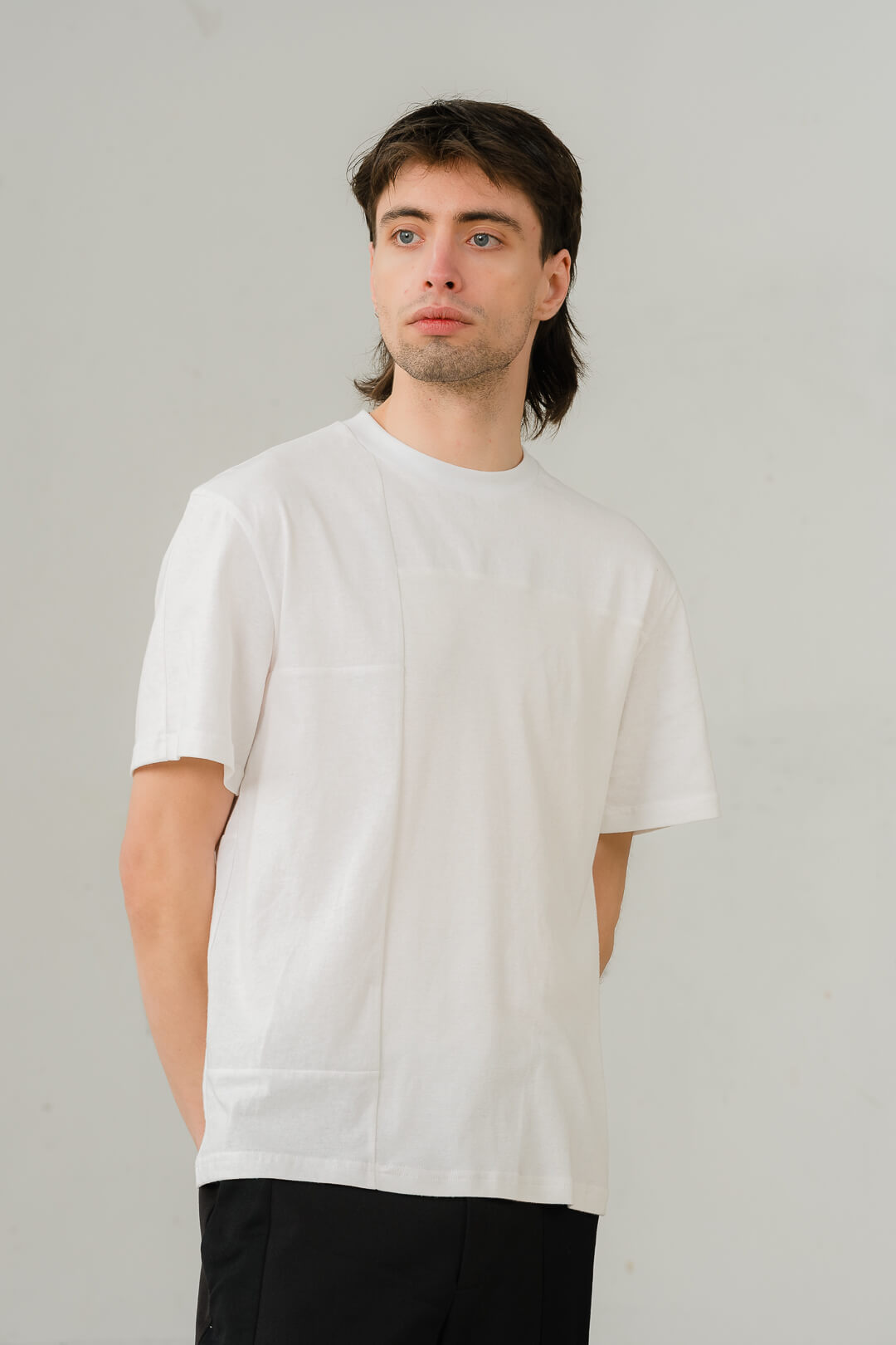 tee-shirt blanc en coton recyclé