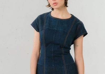 Photoshot de notre robe en jeans